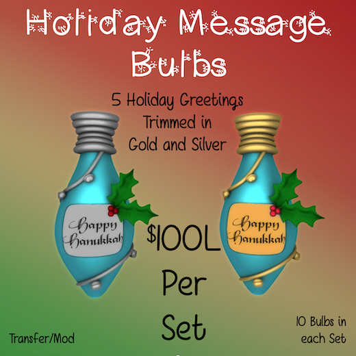Aqua Chirstmas Bulb (Transfer)