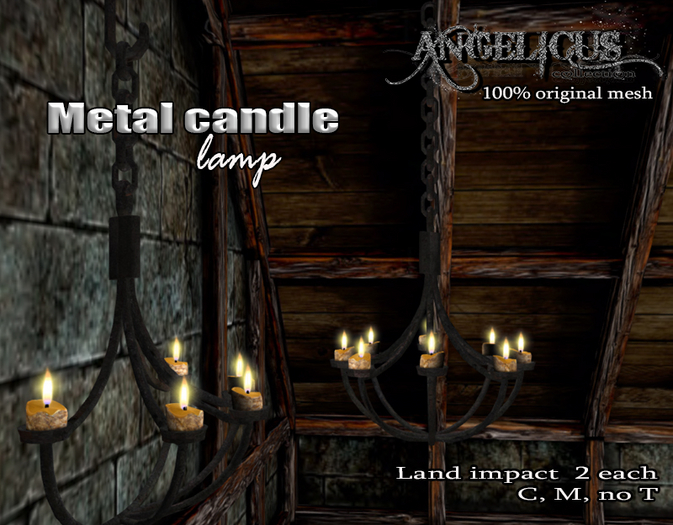 ::ANGELICUS:: Metal candle lamps