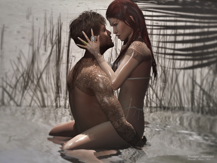 ..::MH::.. Beach Romance I - Static Couple Pose