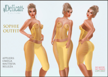 #PROMO#Delicatt Couture -Sophie Outfit -yellow