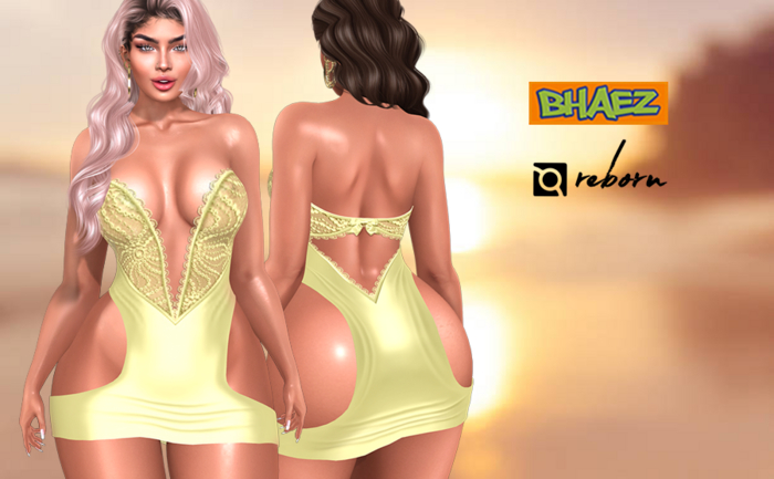 BZ - REBORN AMAYA DRESS YELLOW