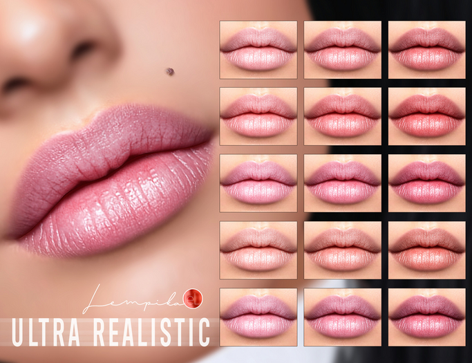 Lempika - 15 Lips Ultra Realistic Lelutka Evox #29