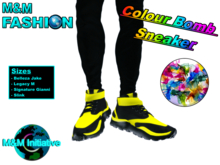 M&M Fashion - Colour Bomb Sneaker - Yellow