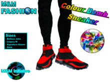 M&M Fashion - Colour Bomb Sneaker - Red