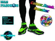 M&M Fashion - Colour Bomb Sneaker - Green