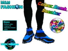 M&M Fashion - Colour Bomb Sneaker - Blue