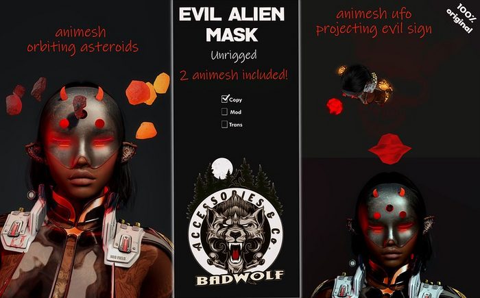 DEMO - Evil Alien Mask