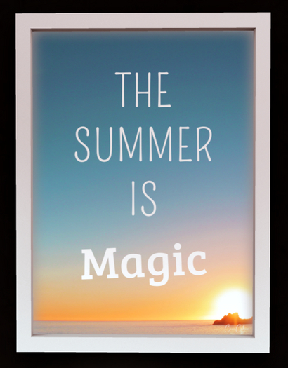 Coco Caline - The Summer is Magic (White Frame)