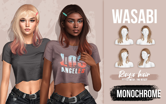 Wasabi // Raya Hair - Monochrome