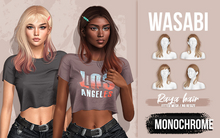 Wasabi // Raya Hair - Monochrome