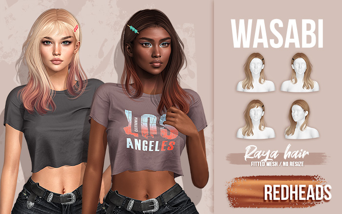 Wasabi // Raya Hair - Redheads