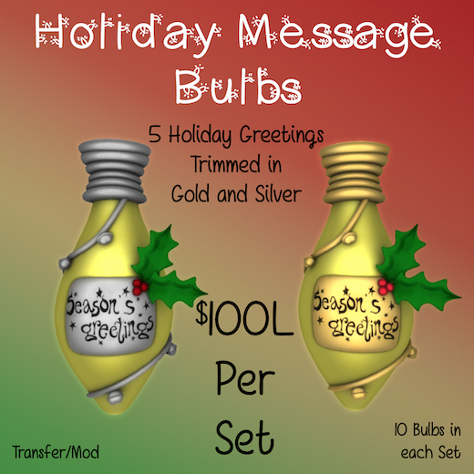 Yellow Chirstmas Bulb (Transfer)