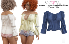 adorsy - Debbie Top Blue - Maitreya/Legacy/Lara Petite/Kupra