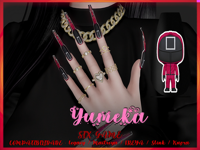 Yumeka - Six Gamer Nails