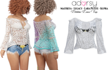adorsy - Debbie Lace Top White - Maitreya/Legacy/Lara Petite/Kupra