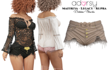 adorsy - Debbie Shorts Brown - Maitreya/Legacy/Kupra