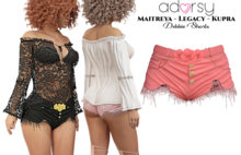 adorsy - Debbie Shorts Coral - Maitreya/Legacy/Kupra
