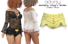 adorsy - Debbie Shorts Yellow - Maitreya/Legacy/Kupra
