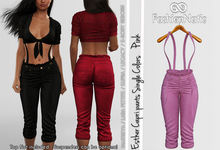 Esther Capri Pants Pink - Maitreya Lara, Lara Petite, Kupra, Legacy, Reborn, Juicy - FashionNatic