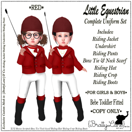 {BL}LE Complete Outfit-BBT-Red