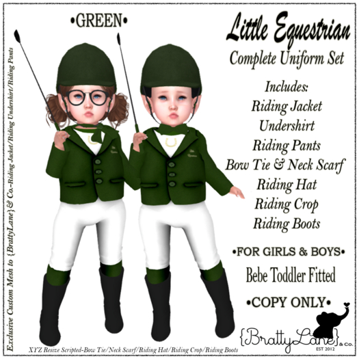 {BL}LE Complete Outfit-BBT-Green