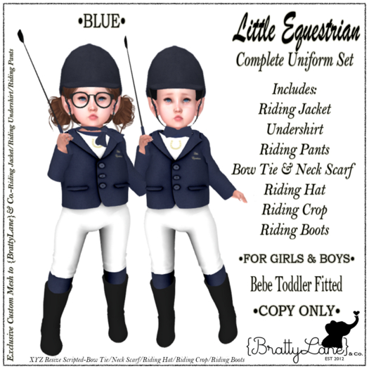 {BL}LE Complete Outfit-BBT-Blue