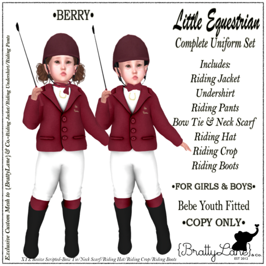 {BL}LE Complete Outfit-BBY-Berry