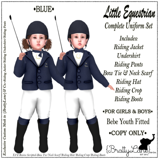 {BL}LE Complete Outfit-BBY-Blue
