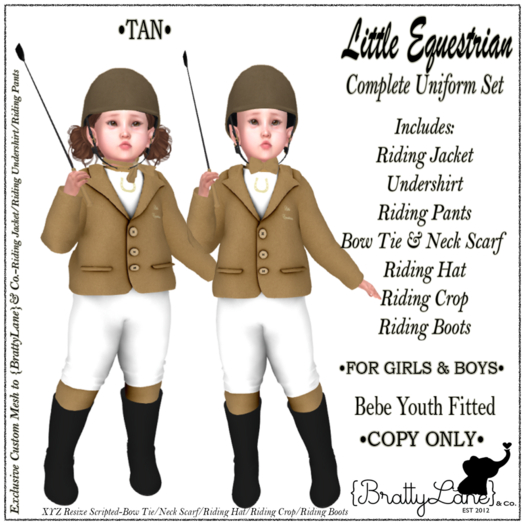 {BL}LE Complete Outfit-BBY-Tan