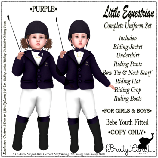 {BL}LE Complete Outfit-BBY-Purple