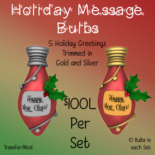 Muted Red Chirstmas Bulb (Transfer)