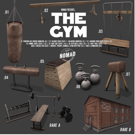 NOMAD // THE GYM // COMPLETE SET WITH RARES