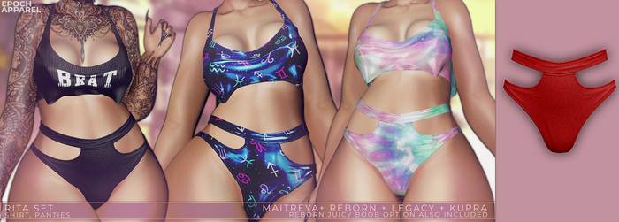 EPOCH [Rita Panties]: Wear me  RED