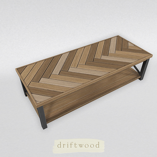 driftwood. Brighton Coffee Table. Mid.