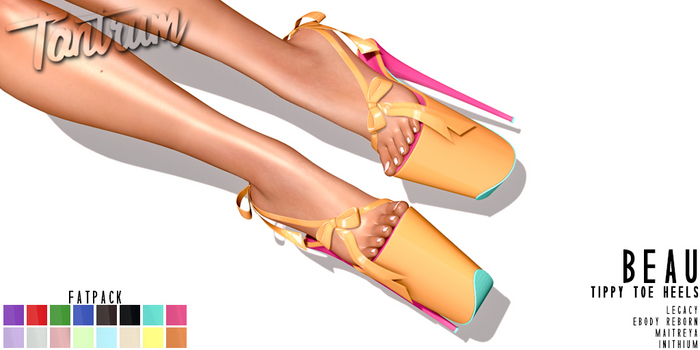 Tantrum - Beau Tippy Toe Heels - Fatpack 