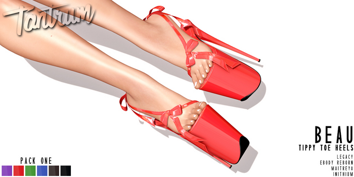 Tantrum - Beau Tippy Toe Heels - Pack One 