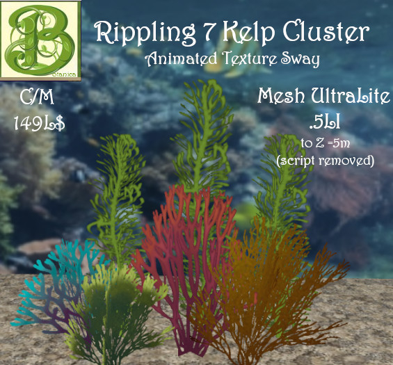 Rippling 7 Kelp Cluster