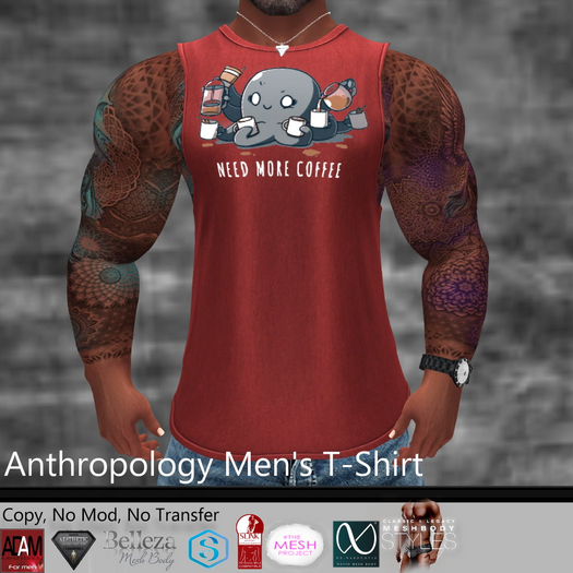 Need More Coffee Men's T-Shirt (MATL)