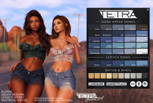 TETRA - Geena ripped shorts (Fatpack)