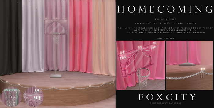 FOXCITY. Photo Booth - Homecoming (Essentials)