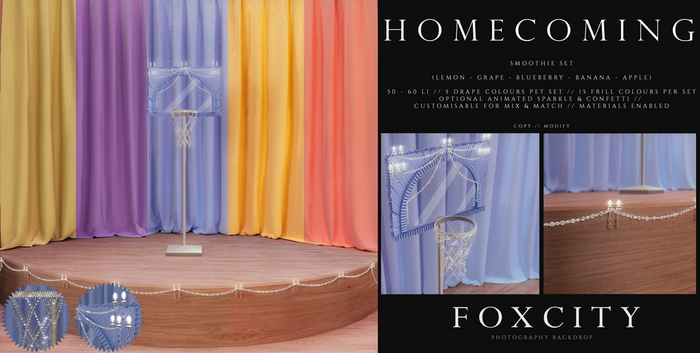FOXCITY. Photo Booth - Homecoming (Smoothie)