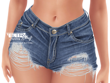 TETRA - Geena ripped shorts (Calm)