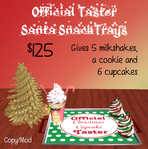 Official Christmas Cupcake Tester Santa Tray (Copy)
