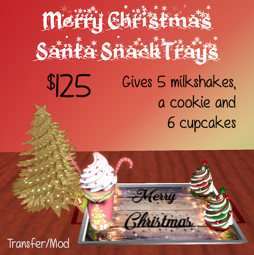 Merry Christmas Santa Tray (Transfer)