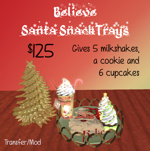 Believe Santa Tray (Transfer)