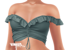TETRA - Geena ruffle top (Dew)