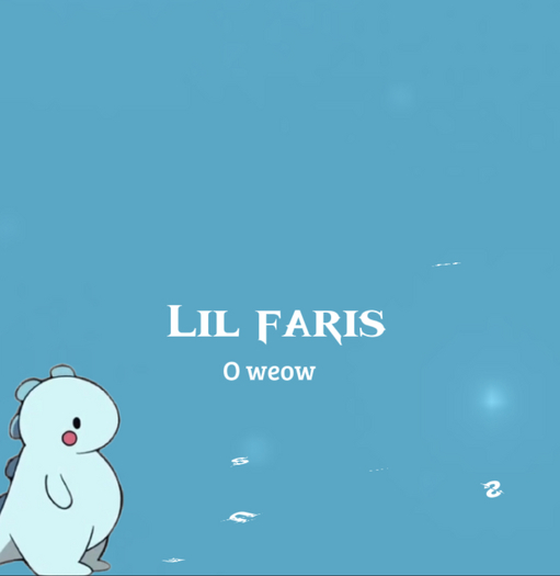 Lil Faris : o weow gesture
