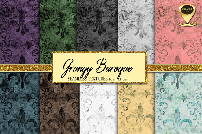 Grungy Baroque Wall