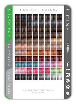 Second Life Marketplace - MINA - Bobby - All colors [Add to Unpack]
