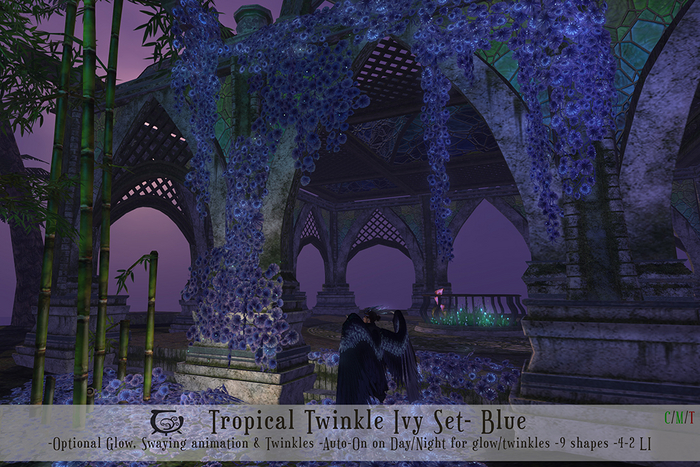 [CC] Tropical Twinkle Ivy- Blue